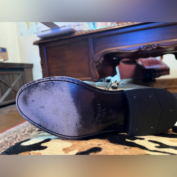 Balmain Quilted Ankle Boots Size 8M - Picture 6 of 12